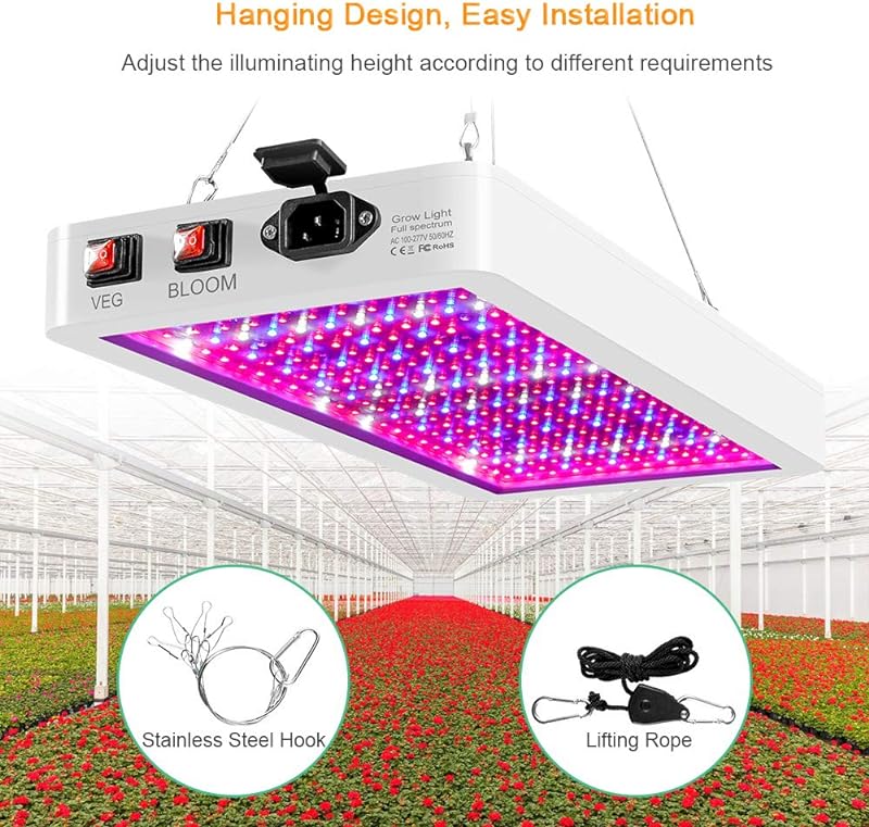 Lighting LED plant lights full spectrum 2835 quantum board plant grow lights waterproof high power nursery lights