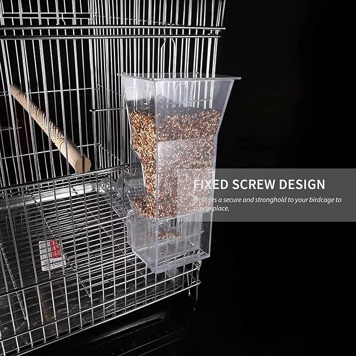 Automatic bird feeder Automatic pet feeding tool Large capacity Suitable for parrot bird supplies