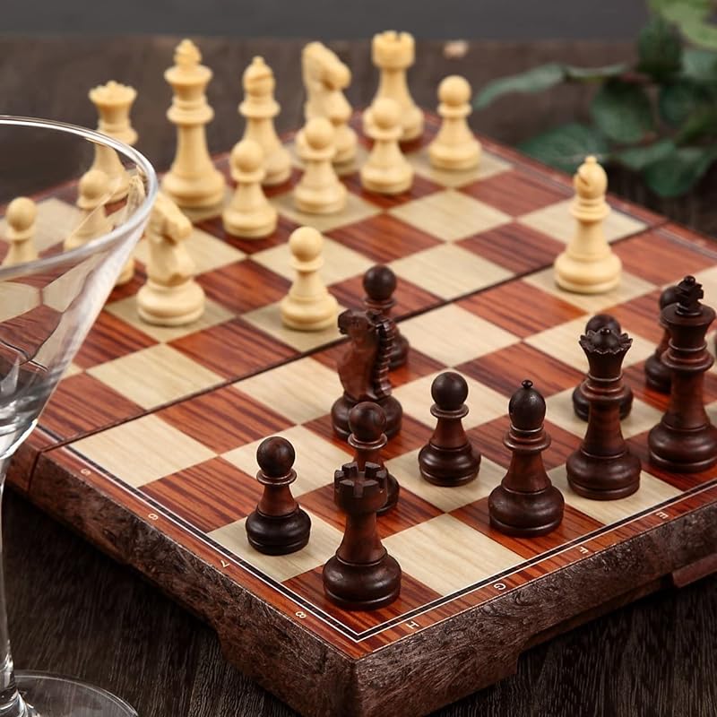 Chess Set Gift Portable Board Folding Chess