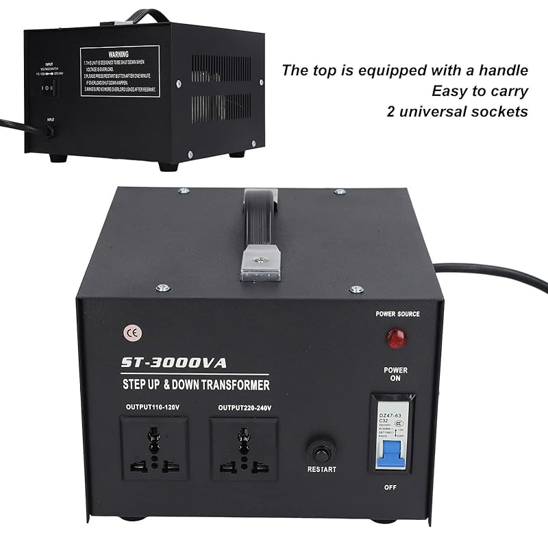 3000W Voltage Inverter 110V to 220V 