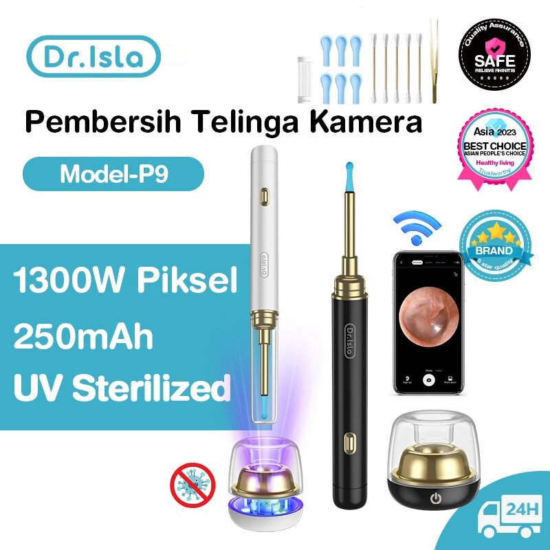 Dr.isla P9 Wireless Ear Cleaning Tool with UV Sterilization