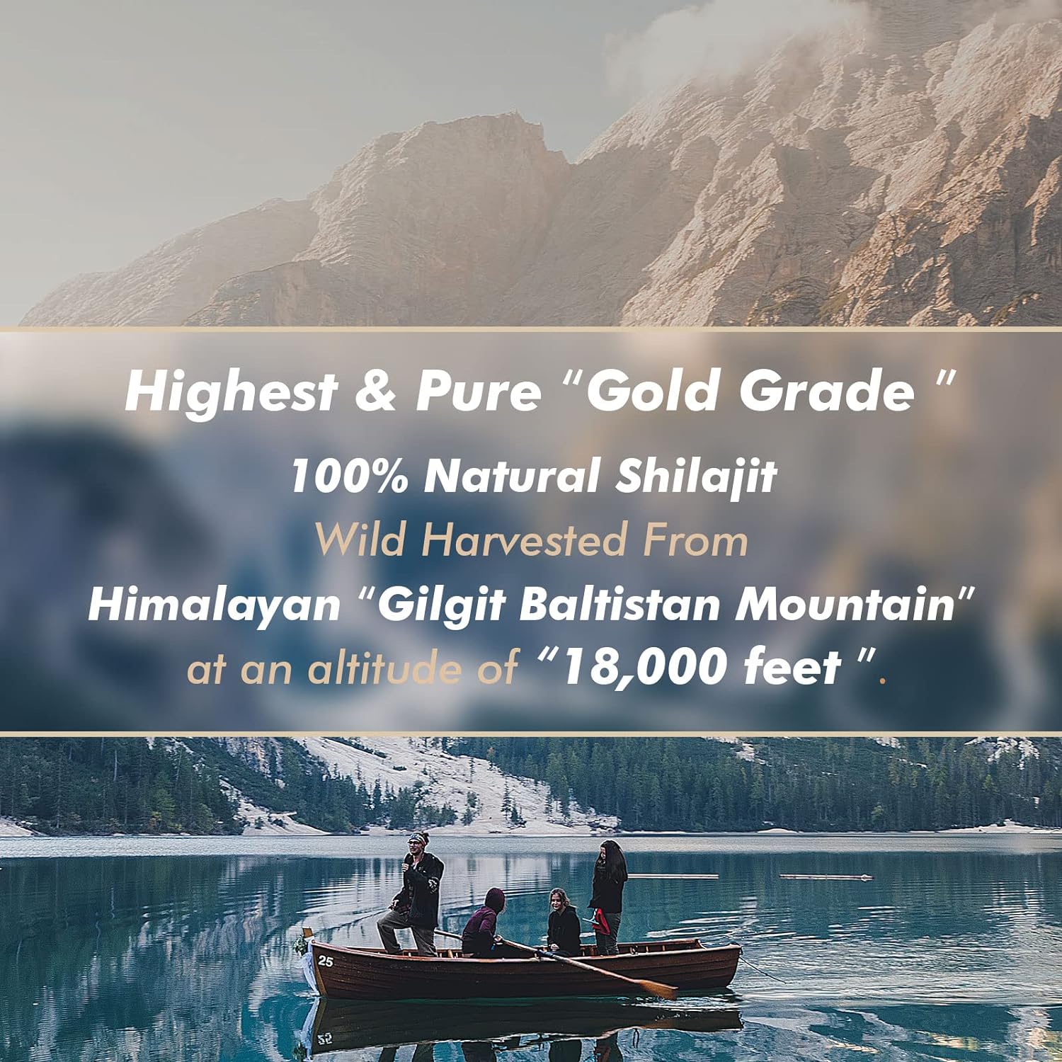 100% Pure Himalayan Resin with Xanthic Acid and 85 Trace Mineral Complexes