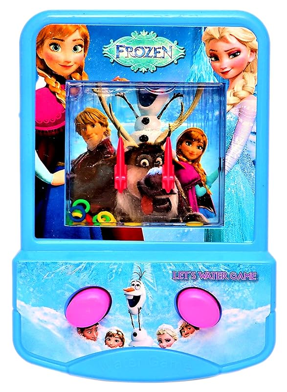 Ice Princess Lasso Water Game Dual Button Handheld Water Game Console Game for Boys Girls All Ages Children