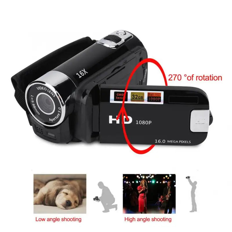 HD100A High Definition Digital Camcorder 16Megapixel 1080P Photo & Video