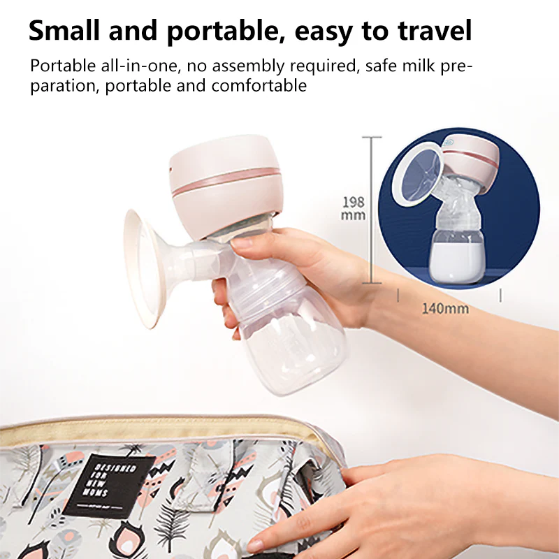 Dr. Isla EB11 Silent Electric Breast Pump Rechargeable for Natural Baby Feeding