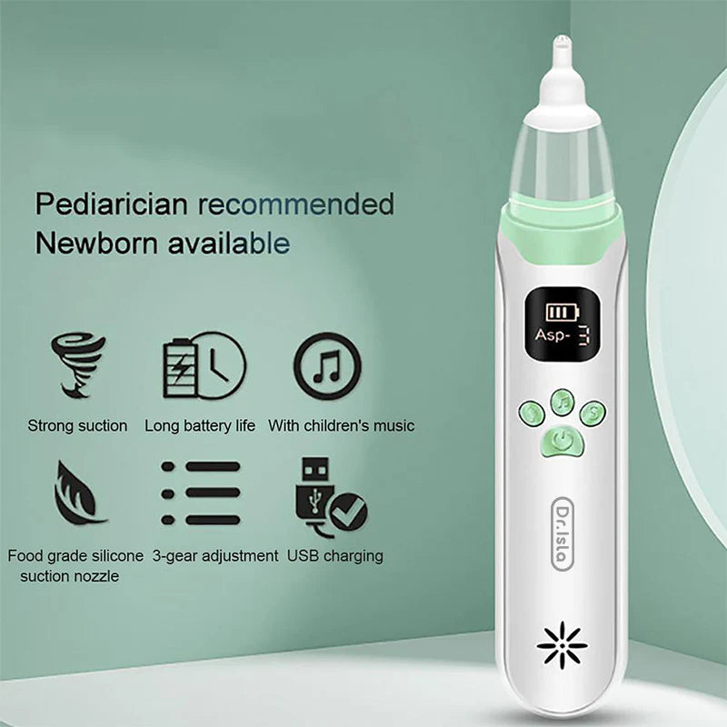 Dr.isla-Baby Electric Nasal Aspirator Rechargeable Baby Nose Cleaner