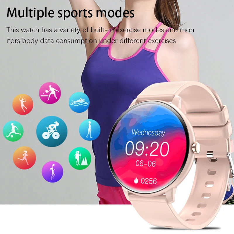 Aolon GTR Mini Smartwatch Health & Call 115 Modes Full Touchscreen Sports Smartwatch