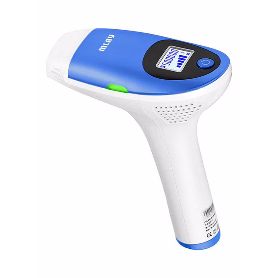 3-In-1 Permanent Laser Hair Removal Device – 500,000 Pulses, IPL Technology, Blue