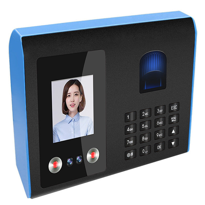 Face Attendance MachineEmployee Work Check-in MachineFace Recognition Intelligent Punch Card MachineChinese and English Time Attendance