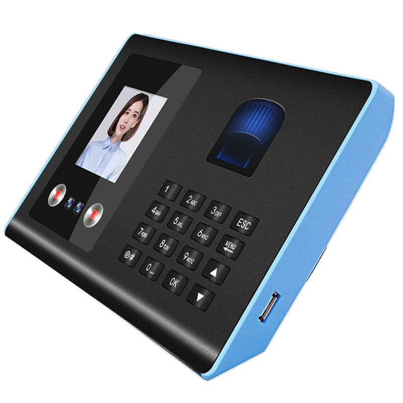 Face Attendance MachineEmployee Work Check-in MachineFace Recognition Intelligent Punch Card MachineChinese and English Time Attendance