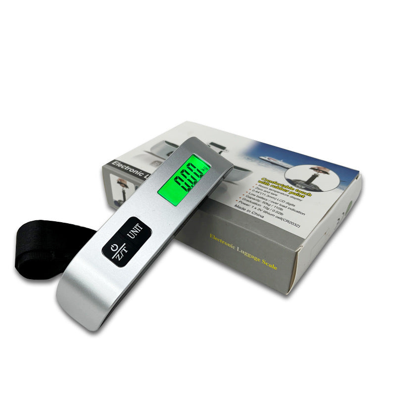 Green Backlit Digital Electronic Scale Temperature Function Electronic Travel Luggage Scale