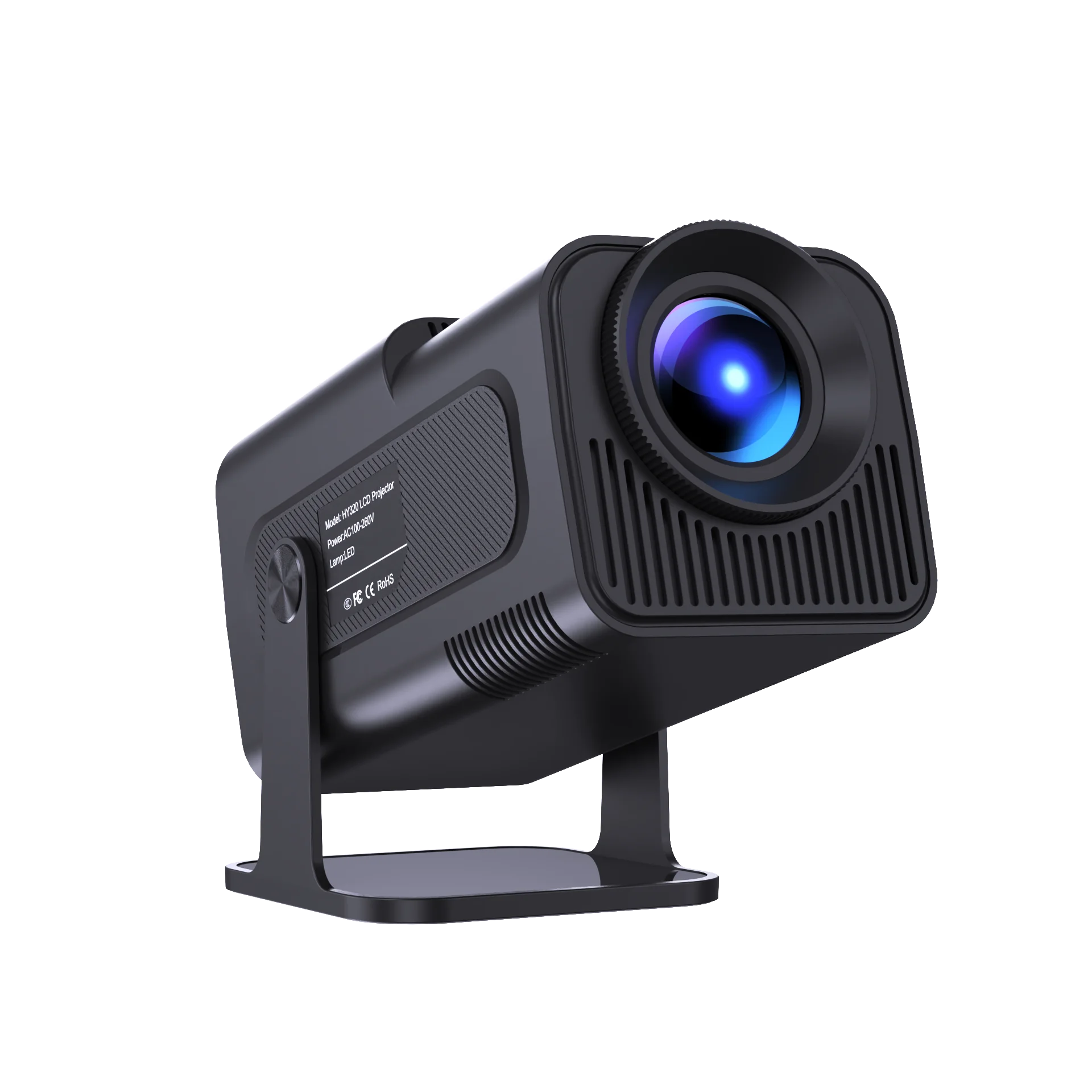 WR 1080P HY320 magcubic Android 9.0 Portable Large Lens Projector with 360 Degree Rotation