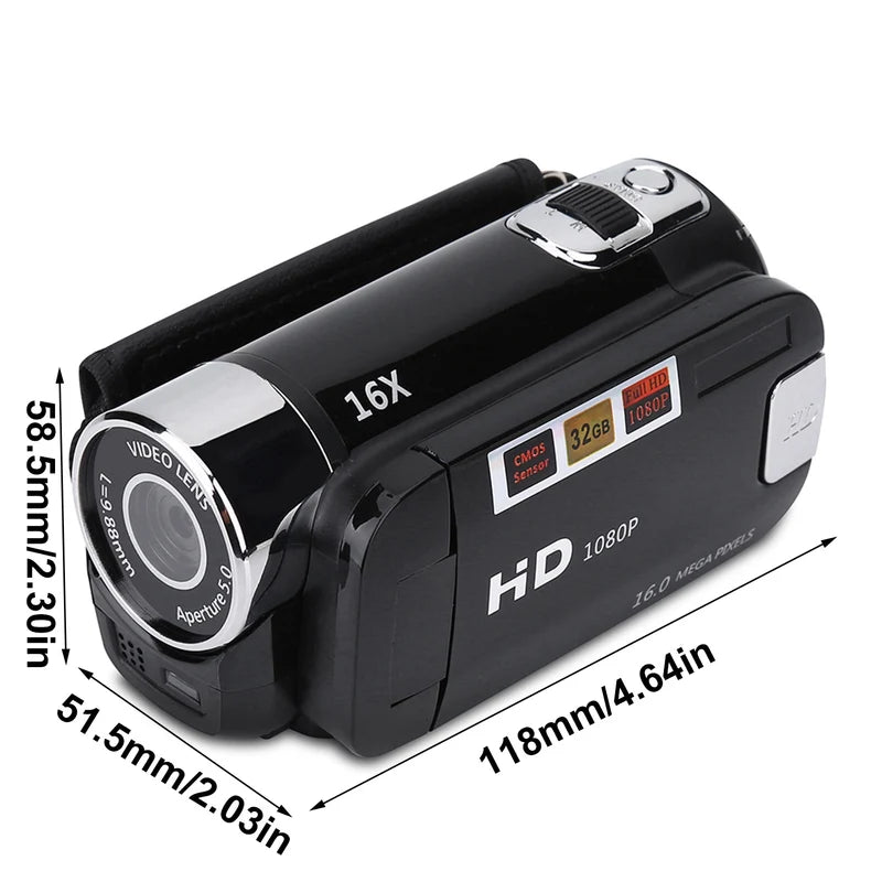 HD100A High Definition Digital Camcorder 16Megapixel 1080P Photo & Video