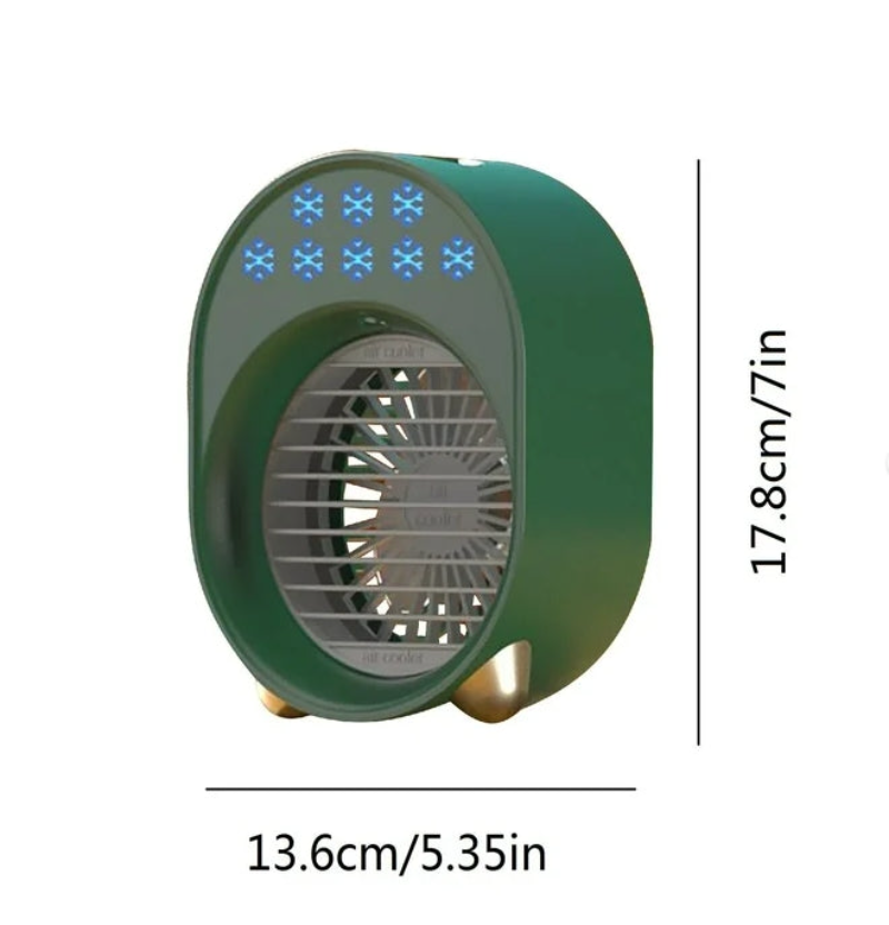 جهاز ترطيب سطح المكتب المحمول، مكيف هواء صغير، مبرد مروحة قابل لإعادة الشحن عبر USB